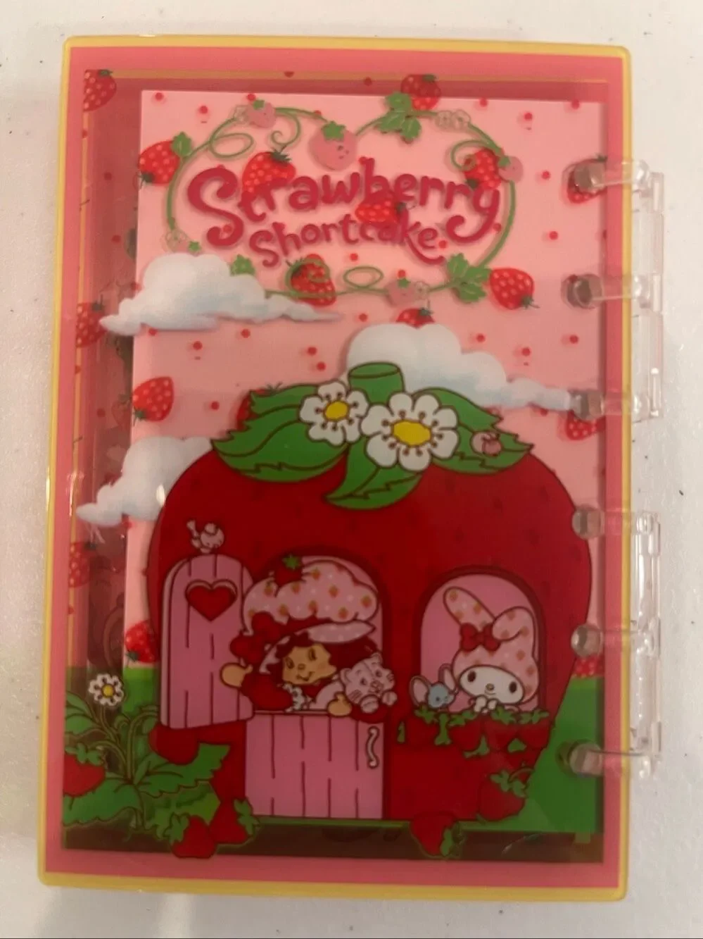 Strawberry Shortcake Acrylic Shaker Notebook